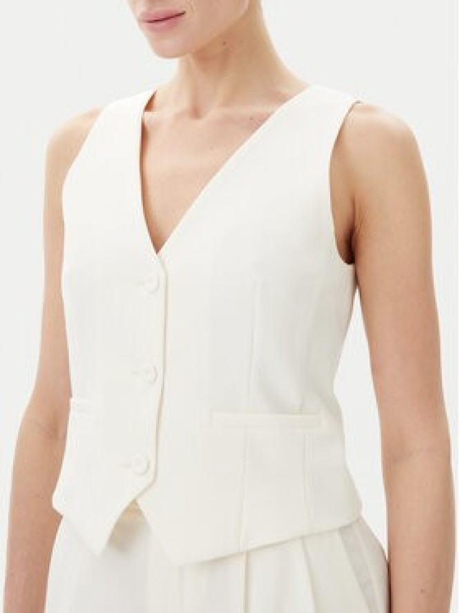 Rinascimento Kamizelka CFC0123672003 Écru Regular Fit