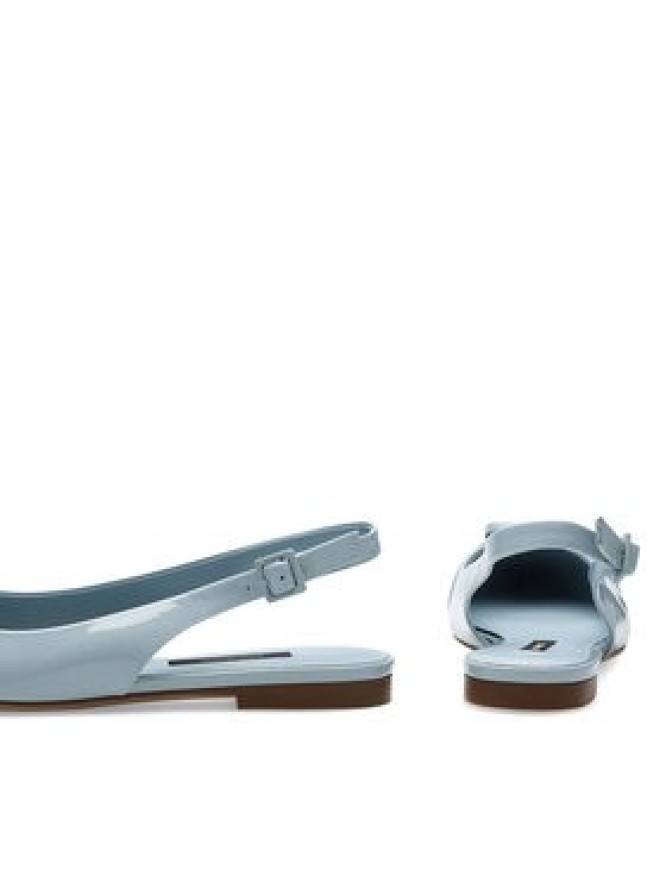 GINO ROSSI Baleriny AGORA-V1166-01-1 Niebieski