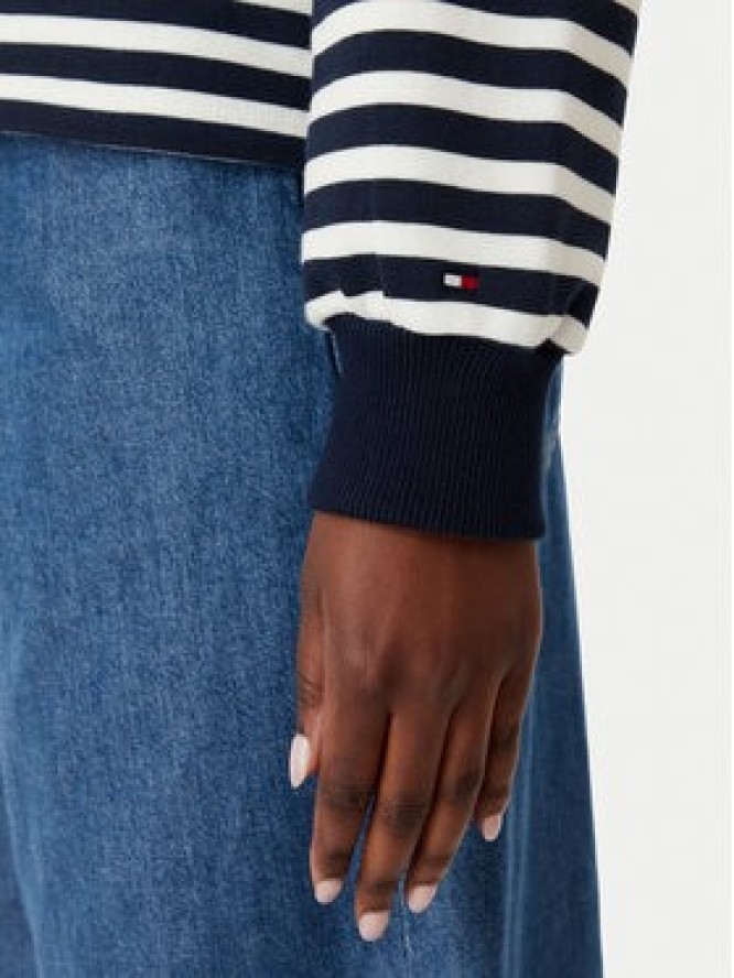 Tommy Hilfiger Bluza WW0WW50036 Granatowy Regular Fit