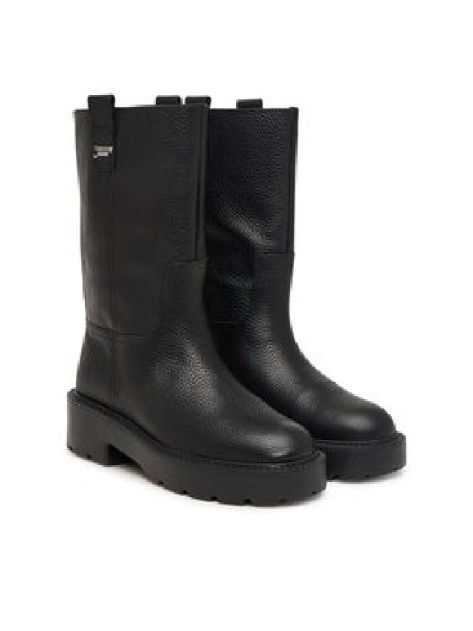 Tommy Jeans Kozaki Tjw Tubular Mid Boots EN0EN03111 Czarny