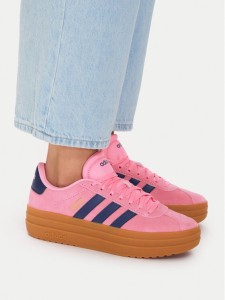 adidas Sneakersy VL Court Bold Shoes JI1789 Różowy