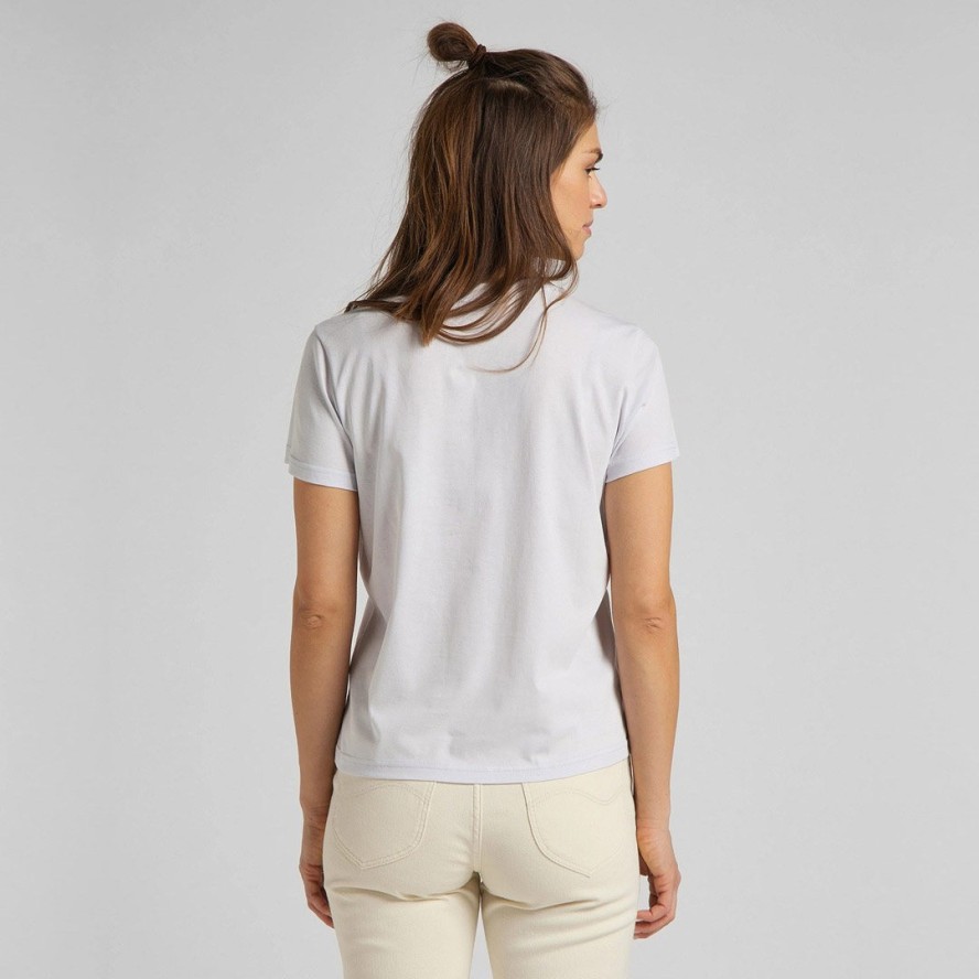 DAMSKI T-SHIRT LEE KANSAS GRAPHIC TEE LILAC HUNT L44HEPQC 112109879