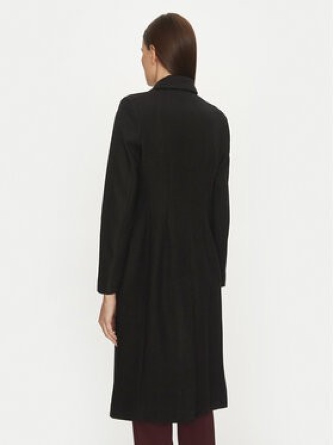 Motivi Płaszcz wełniany 0041Q200541N Czarny Slim Fit