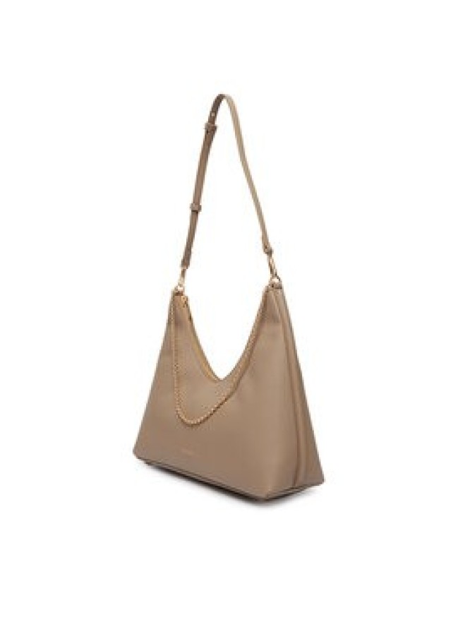 Calvin Klein Torebka Emblem Hw Pebble Shoulder Bag LV04F3495G Beżowy