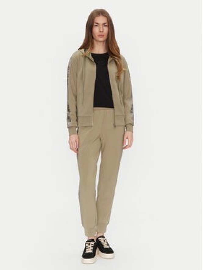 Guess Bluza W5RQ03 KBYE2 Zielony Regular Fit