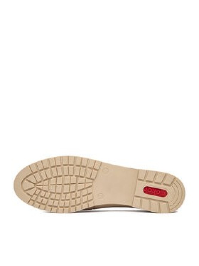 Rieker Loafersy 45300-63 Beżowy
