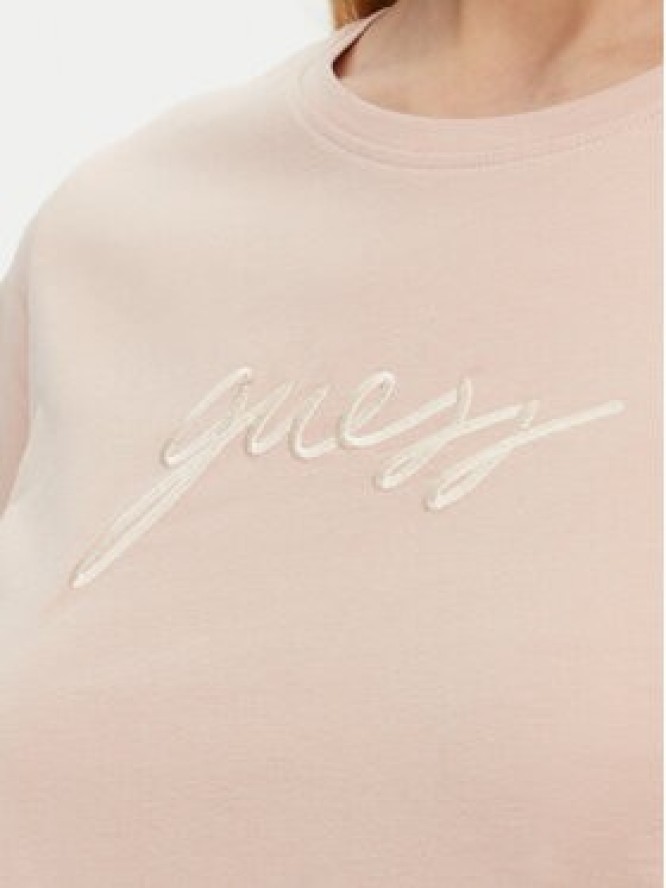 Guess T-Shirt O5GI02 KBBU1 Różowy Regular Fit