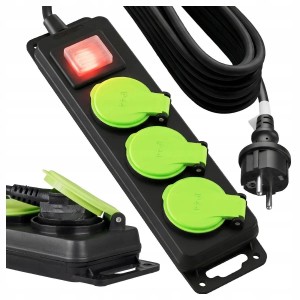 Przedłużacz kempingowy Vayox VA0376 3x1,5mm² 3 gniazda IP44