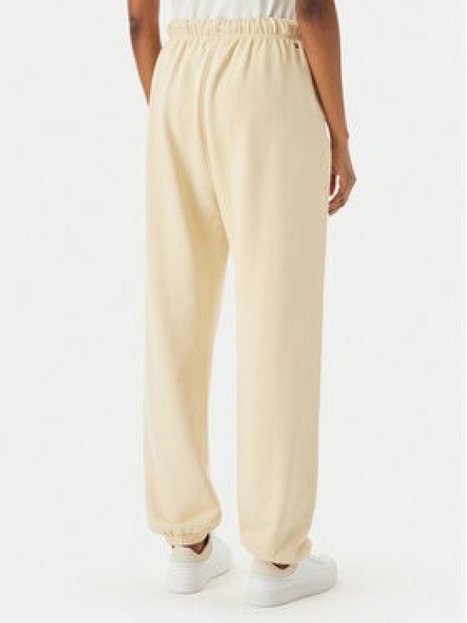 Tommy Hilfiger Spodnie dresowe Logo Embroidery WW0WW49706 Beżowy jasny Regular Fit