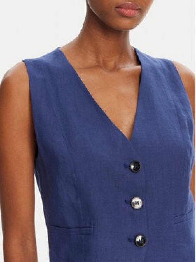 Marella Kamizelka Anemone 2515151012 Niebieski Regular Fit