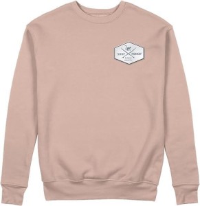 Bluza z naszywką – okrągły dekolt / dla dorosłych (różowa)