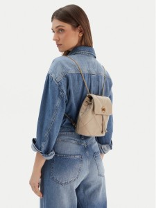 Tory Burch Plecak Kira Diamond Quilt Small Bacpack 170485 Écru