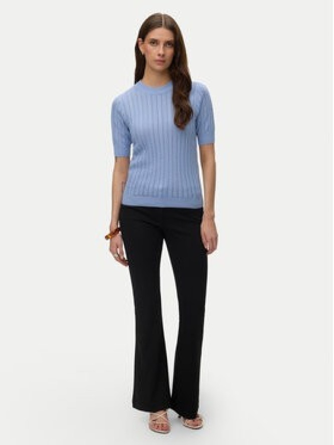 Vero Moda Sweter Morena 10321893 Błękitny Slim Fit