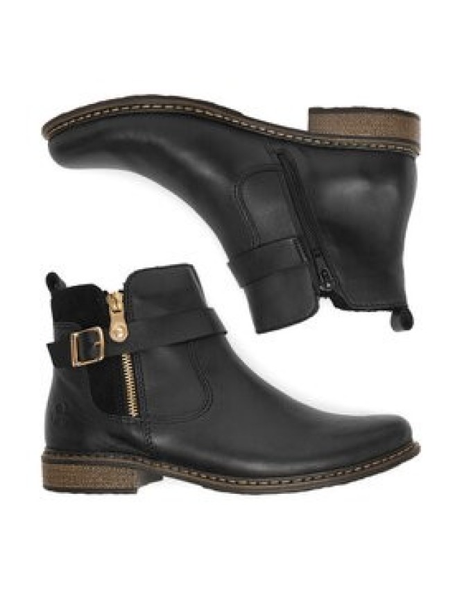 Rieker Botki Z4959-00 Czarny