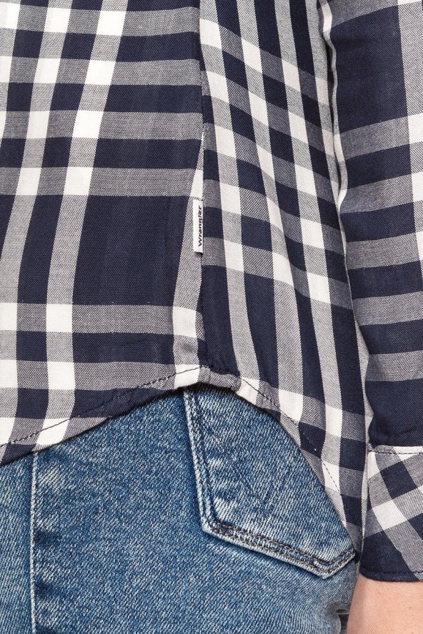 KOSZULA WRANGLER FLUID SHIRT NAVY W5239SL35 112129345