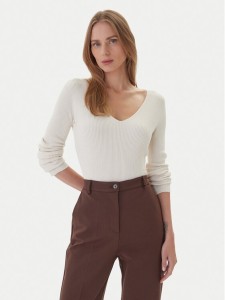 Kontatto Sweter 3M0818C Écru Slim Fit