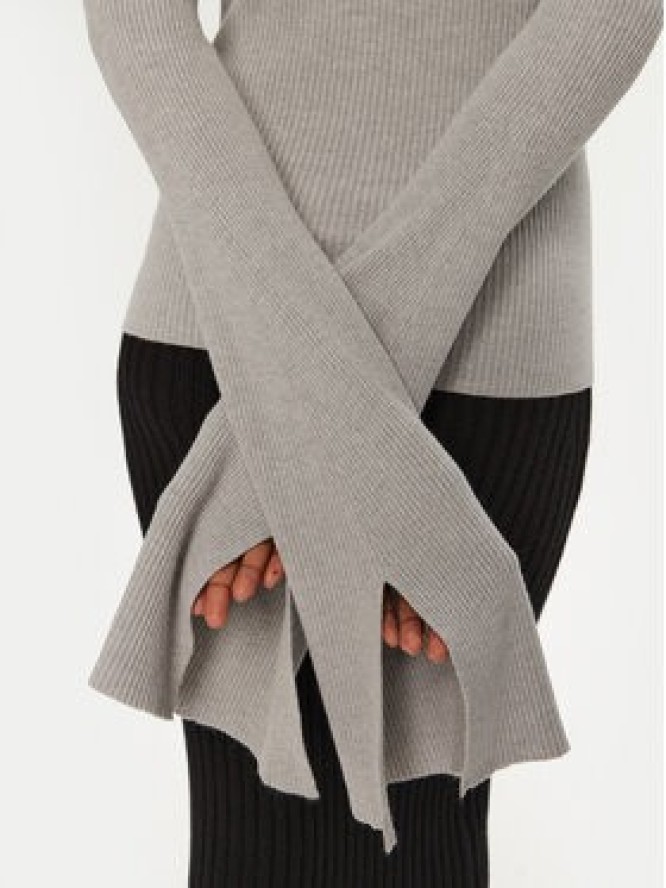 Kontatto Sweter 3M0116N AI253M01 Szary Slim Fit