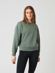 bjorn_borg BORG BOYFRIEND SWEATSHIRT w kolorze AGAVE GREEN