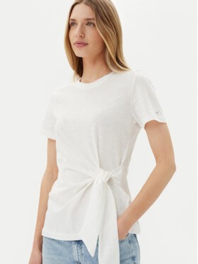 Tommy Hilfiger T-Shirt WW0WW44559 Écru Regular Fit