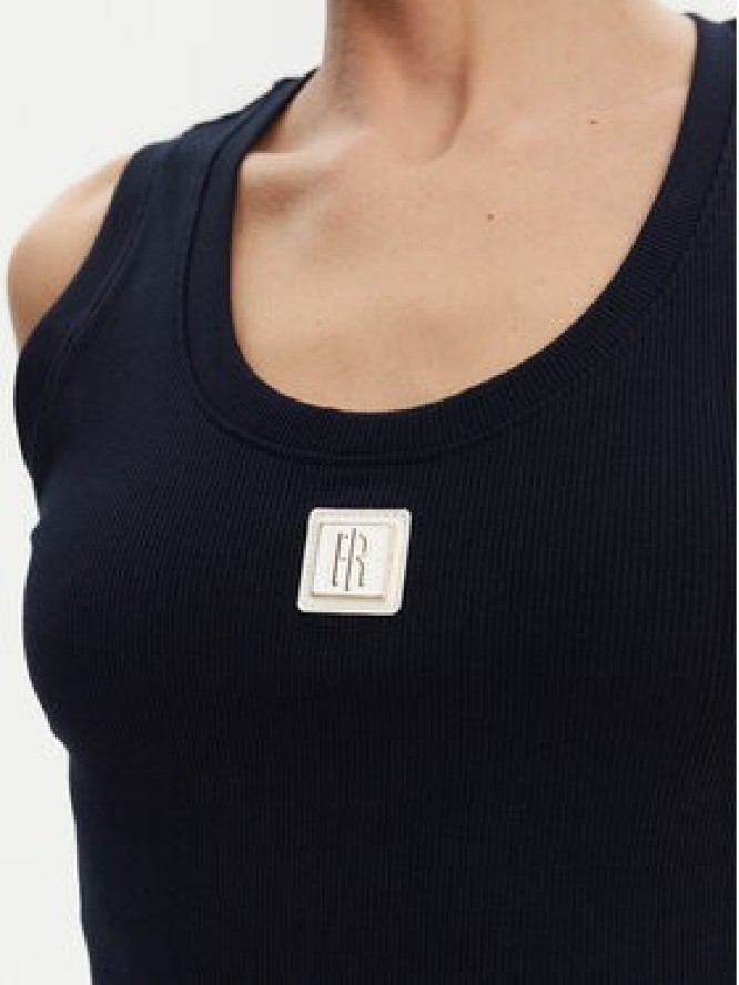 Fracomina Top FP25ST2001J40101 Granatowy Slim Fit