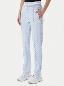Guess Spodnie dresowe V5YB20 KB212 Błękitny Regular Fit