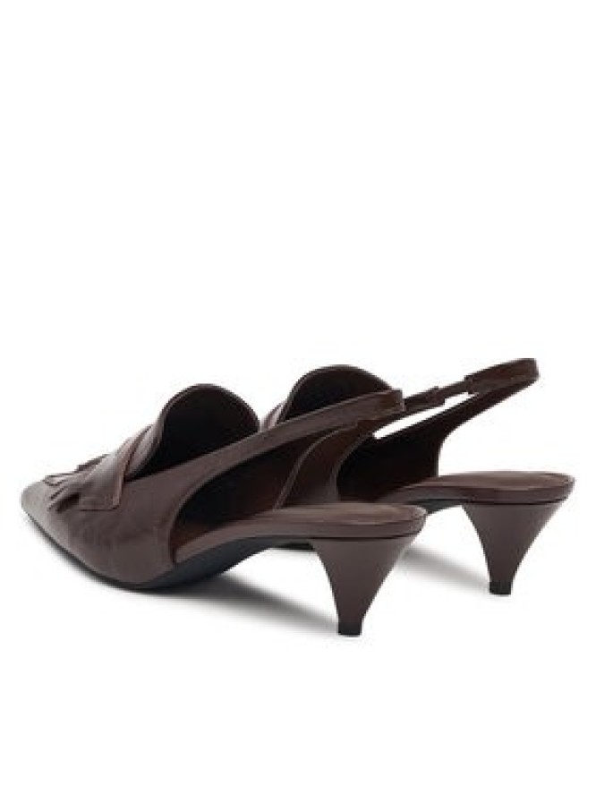 Tommy Hilfiger Czółenka Th Penny Bar Pointy Sling Back FW0FW09535 Brązowy