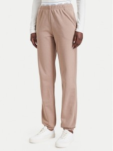 Guess Spodnie dresowe O5RB01 KCO31 Brązowy Regular Fit