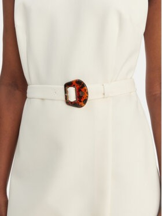 HUGO Sukienka koktajlowa Kidenna 50559186 Écru Regular Fit