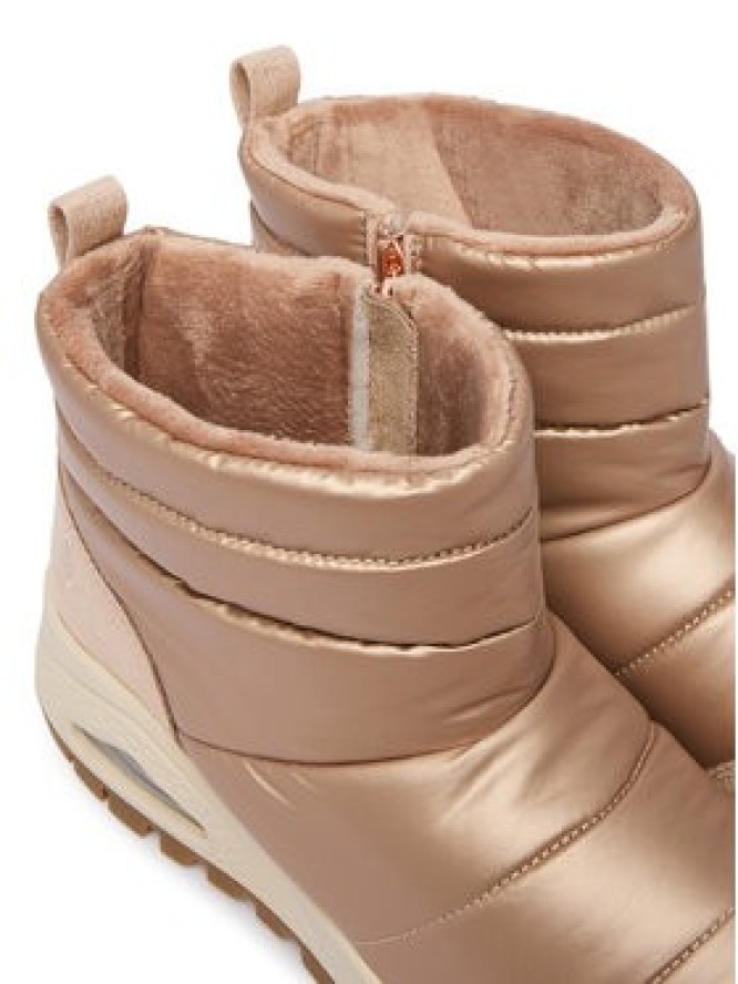 Skechers Śniegowce Uno Rugged - Puffer 168127 Złoty