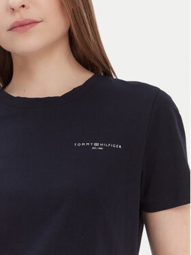 Tommy Hilfiger T-Shirt 1985 WW0WW37877 Granatowy Regular Fit