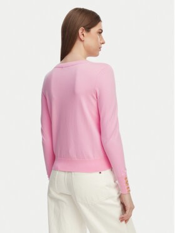 Tommy Hilfiger Sweter WW0WW40099 Różowy jasny Regular Fit