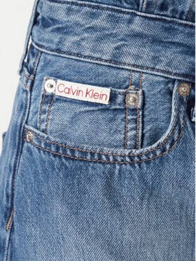 Calvin Klein Jeans Sukienka jeansowa LV047H779G Niebieski Regular Fit