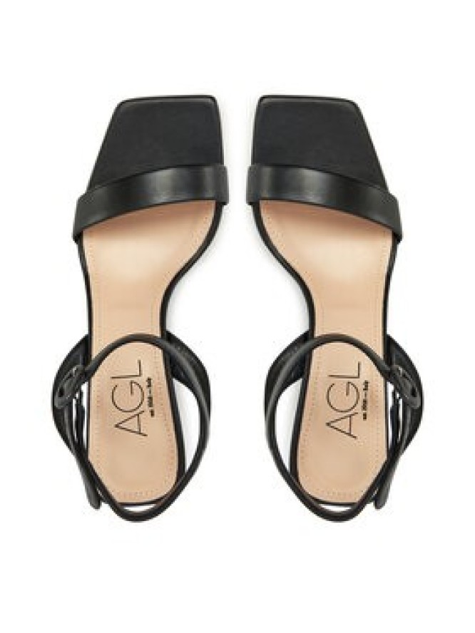 AGL Sandały Mimi D689001PCSOFTY0000 Czarny