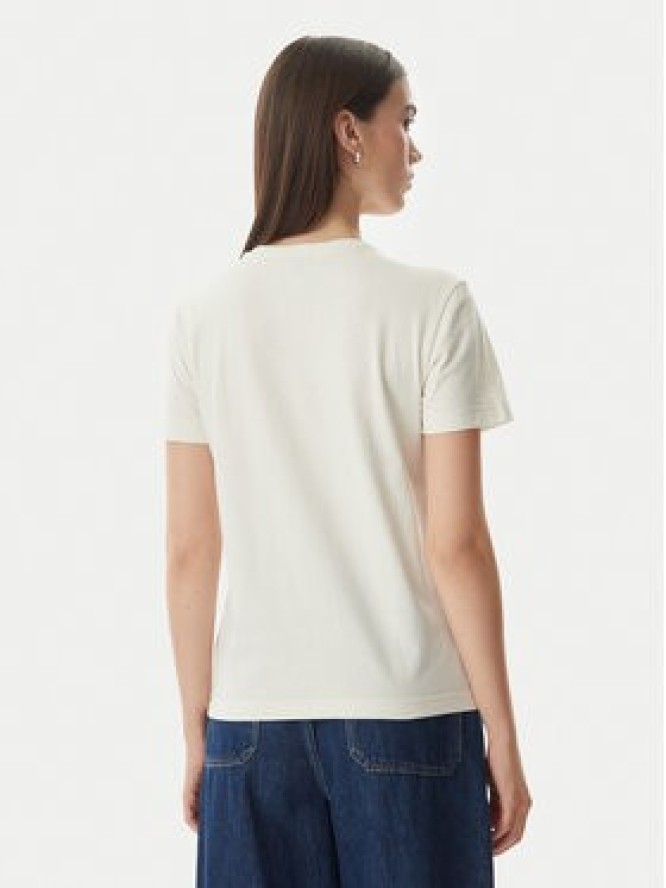 Calvin Klein Jeans T-Shirt SS 20s LV044G200G Kremowy Regular Fit