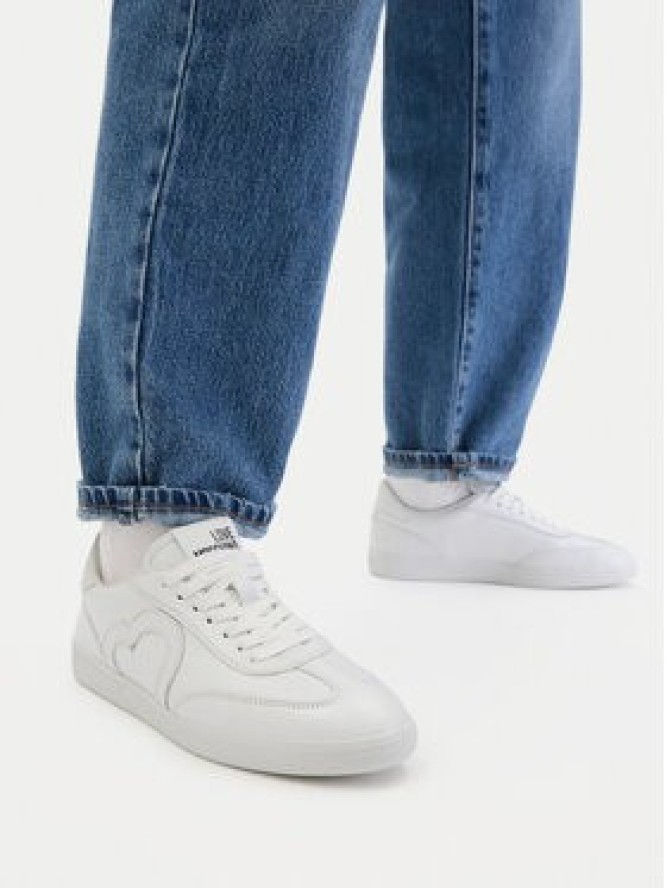 LOVE MOSCHINO Sneakersy JA15112G1OIA0100 Biały
