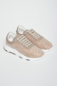 Sneakersy damskie z cekinami PESERICO