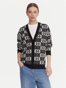 PINKO Kardigan Half Breed 106042 A2YD Czarny Regular Fit