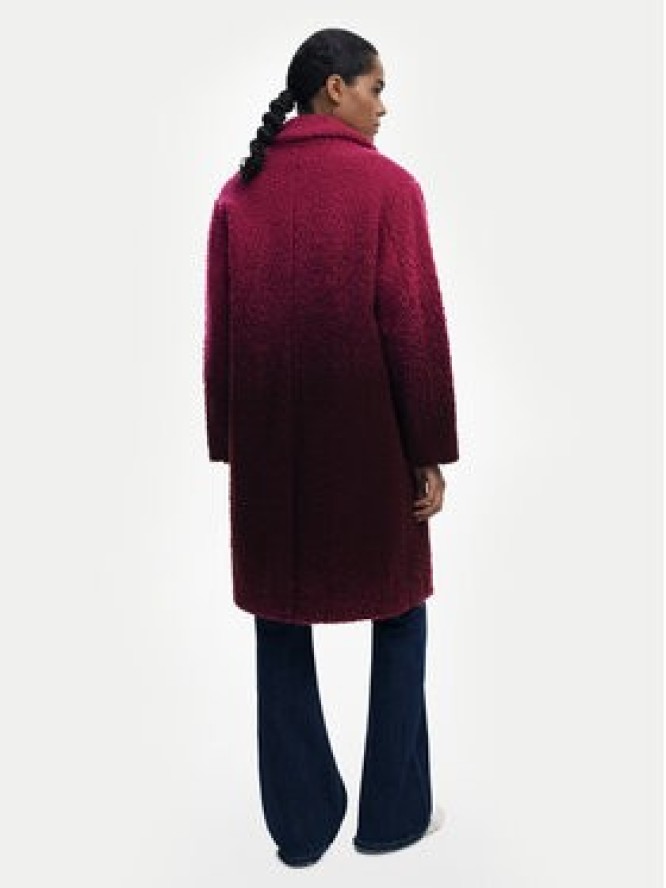 Desigual Płaszcz zimowy Icecream 25WWEW64 Różowy Relaxed Fit