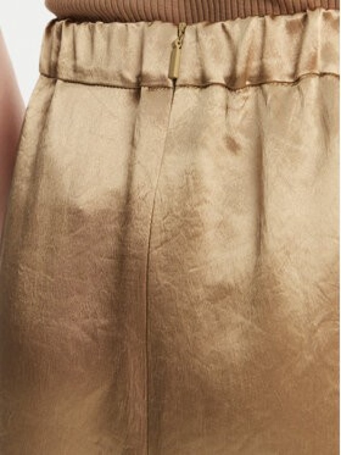 Max Mara Leisure Spódnica trapezowa Nuevo 2516101028 Beżowy Regular Fit