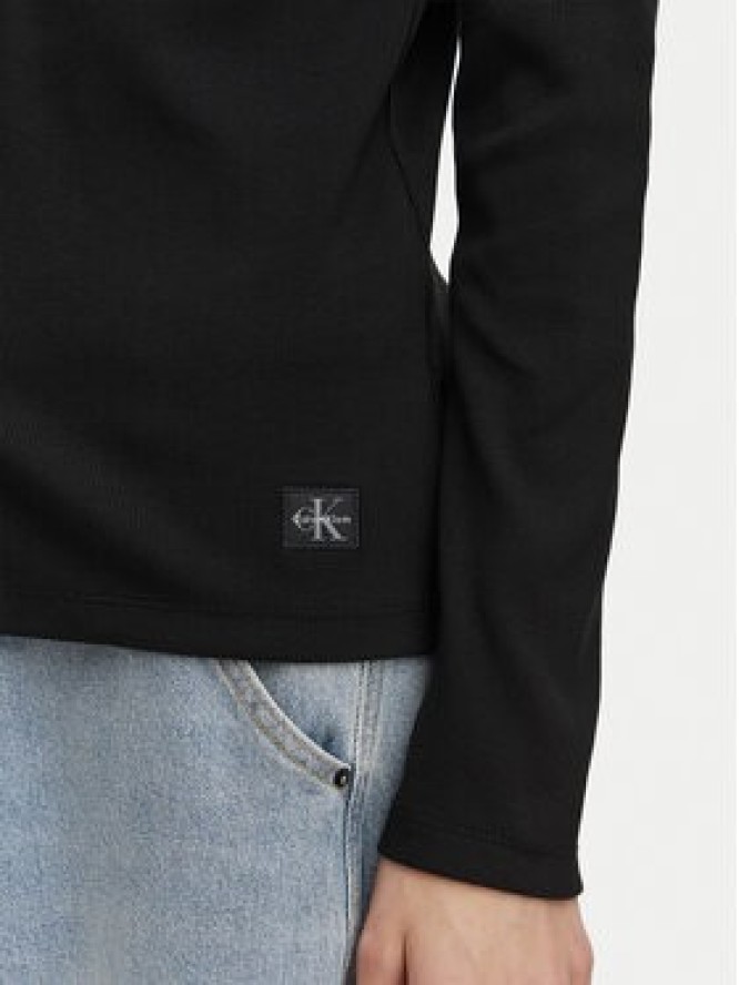 Calvin Klein Jeans Bluzka LV047G207G Czarny Regular Fit