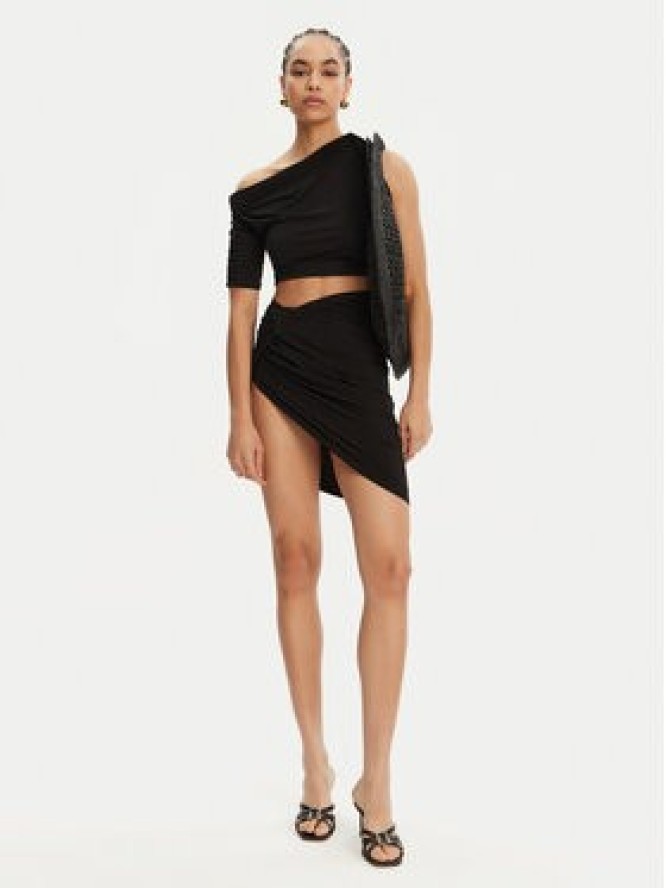 JACQUEMUS Spódnica mini 243SK064-2381 Czarny Regular Fit