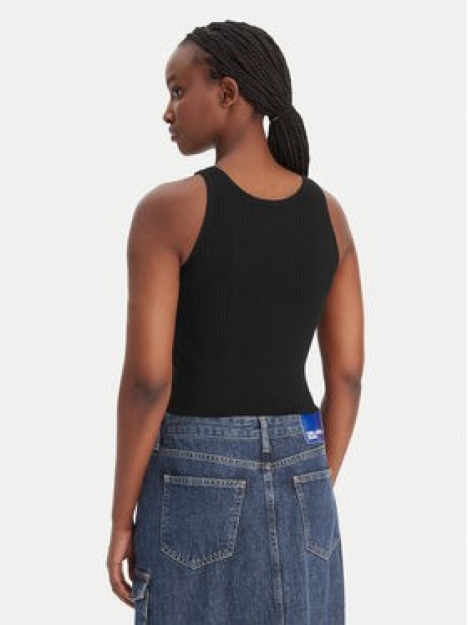 Karl Lagerfeld Jeans Top B1W18024 Czarny Slim Fit