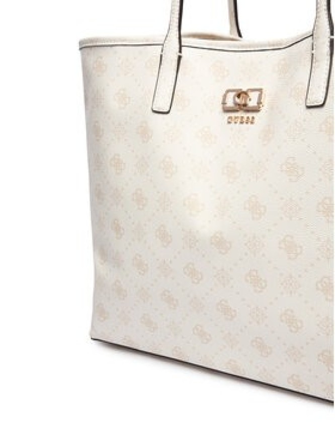 Guess Torebka Emelie Logo HWGP99 28240 Kremowy