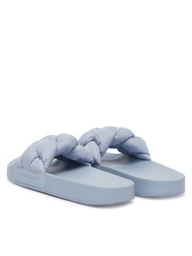 Tommy Jeans Klapki Tjw Braided Slides EN0EN02975 Błękitny