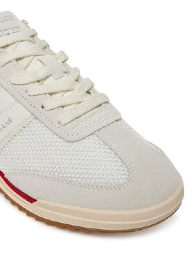 Tommy Jeans Sneakersy Tjw Low Profile Runner EN0EN02862 Écru