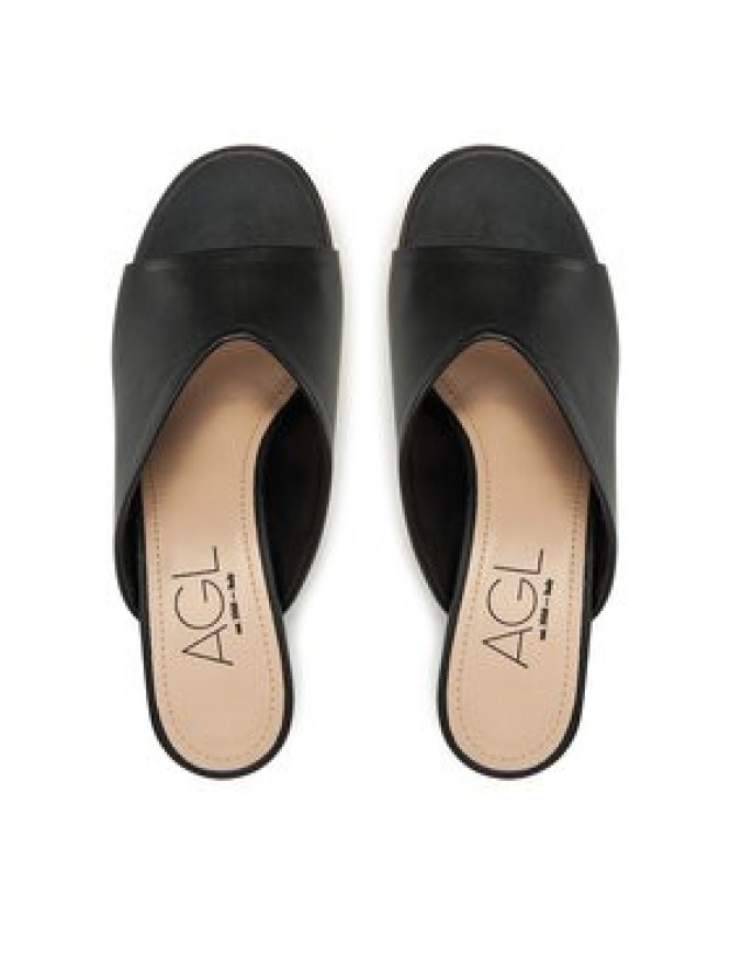 AGL Klapki Dorica M Mule D684006PCKB1411013 Czarny