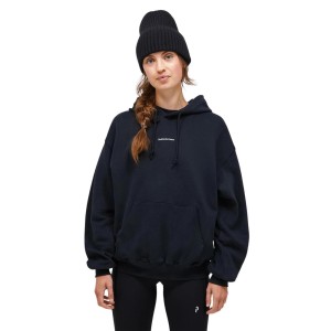 Bluza Peak Performance damska Original Terry Hood czarna - M