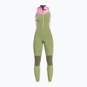 Pianka do pływania damska ROXY 1,5 mm Long John Springsuit Qlock palmed out