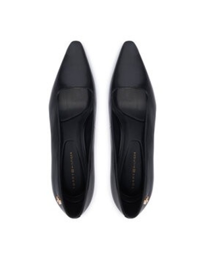 Tommy Hilfiger Szpilki Squared Toe High Heel Lth Pump FW0FW09510 Czarny