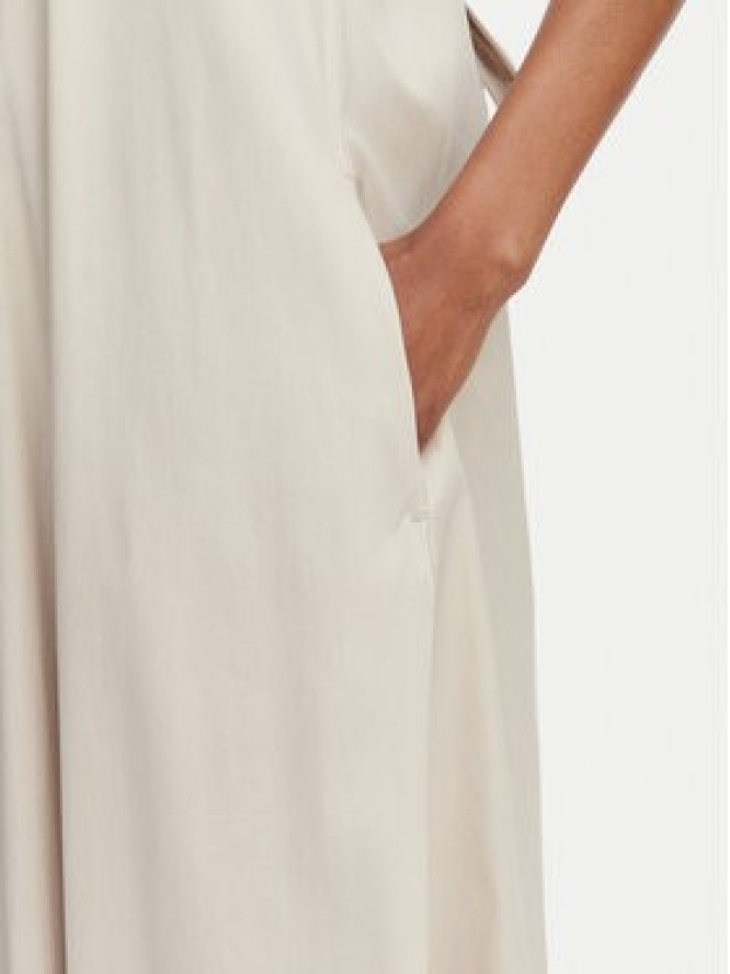 Max Mara Beachwear Sukienka letnia 2616221039650 Beżowy Regular Fit